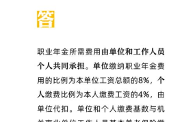 职业年金缴费比例,合理规划，保障未来养老生活